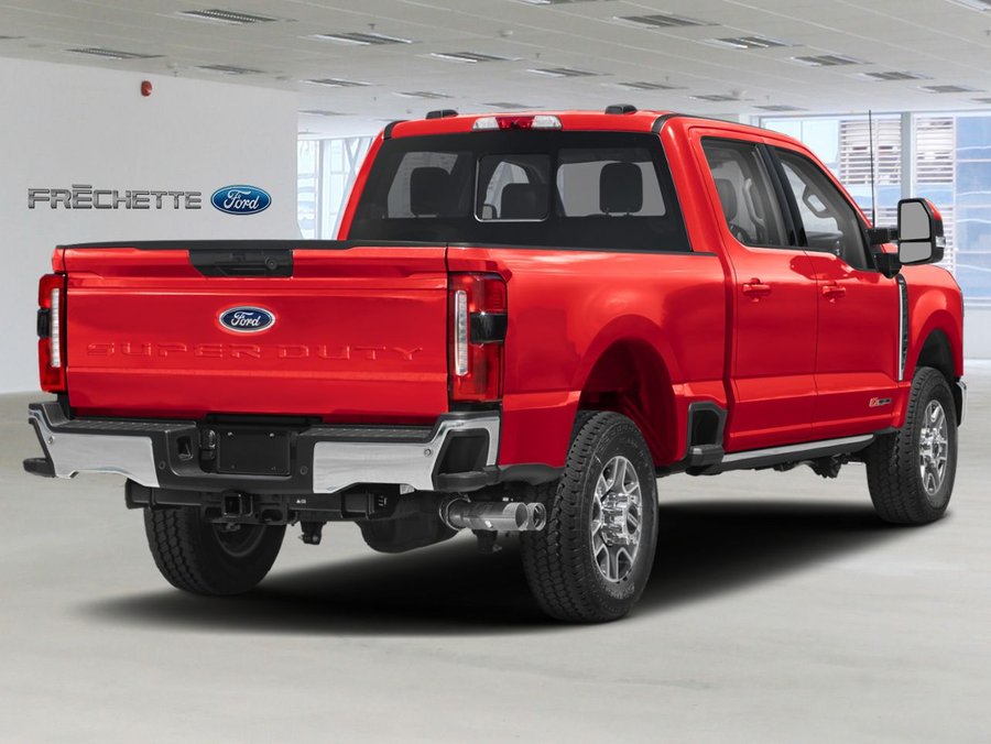 Ford Super Duty F-250 SRW LARIAT cabine 6 places 4RM caisse de 8 pi 2027 Rouge course