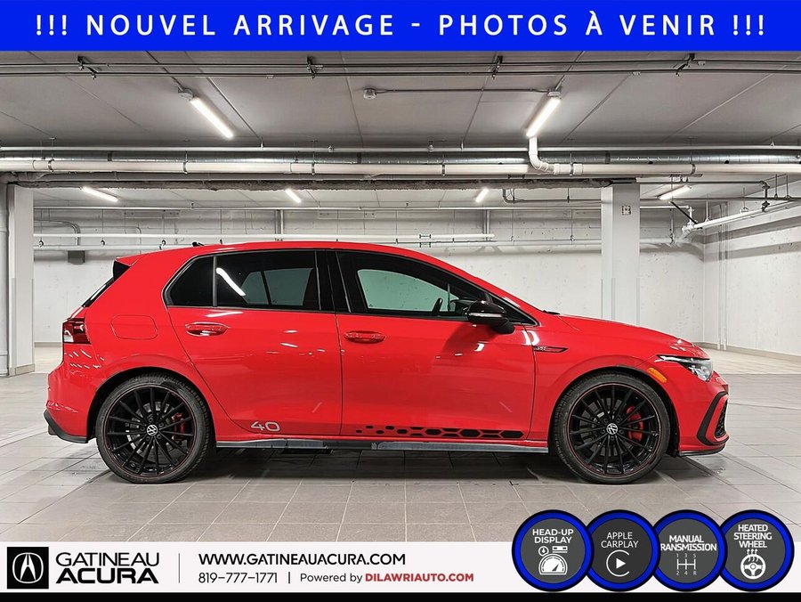 Volkswagen Golf GTI 40e anniversaire 2023 Rouge