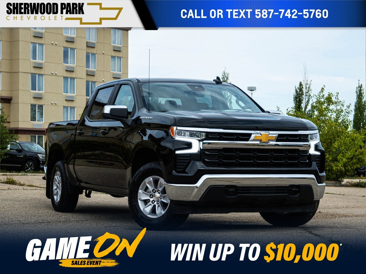 2026 Chevrolet Silverado 1500 4WD Crew Cab 147 LT Black Sherwood Park - photo #0