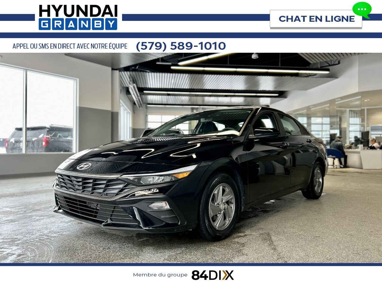 2024 Hyundai Elantra Black Granby - photo #3