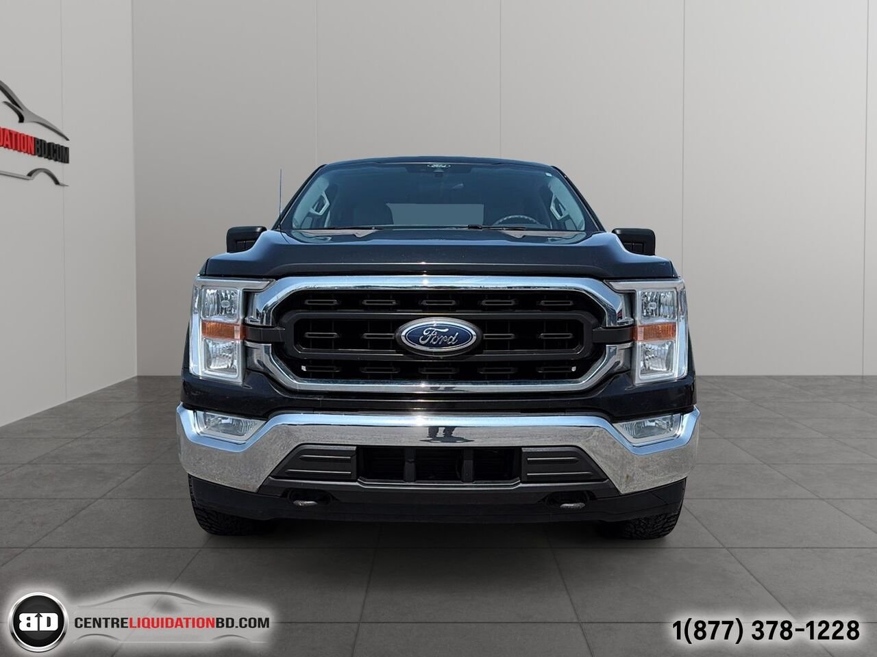 Ford F-150 XLT cabine SuperCrew 4RM caisse de 5,5 pi | BD0356 2021 Noir Granby - photo #1