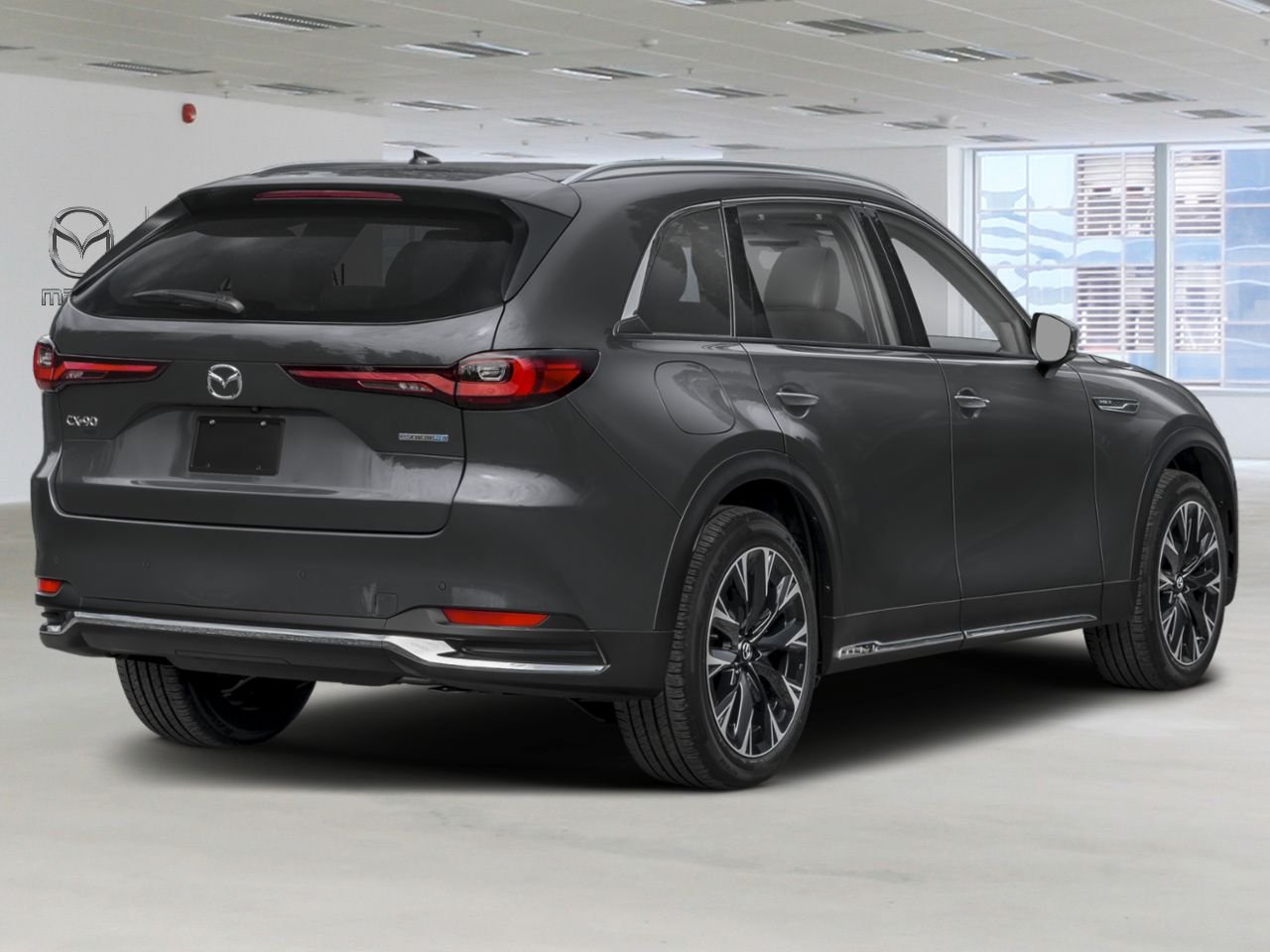 2026 Mazda CX-90 PHEV GT TI Machine Grey Metallic Laval - photo #2