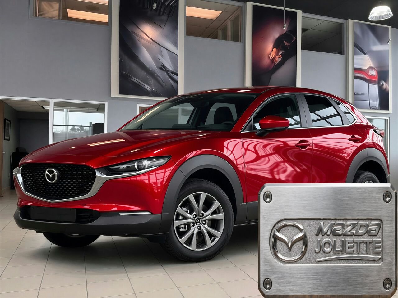 MAZDA CX-30 2026 Rouge vibrant cristal métallisé Notre-Dame-des-Prairies - photo #0
