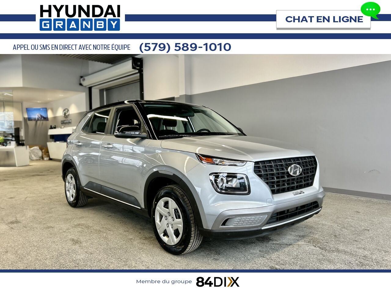 Hyundai Venue 2023 Gris Granby - photo #0