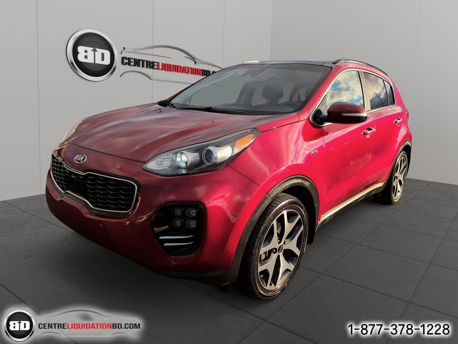 2018 Kia Sportage SX Turbo TI avec noir Red