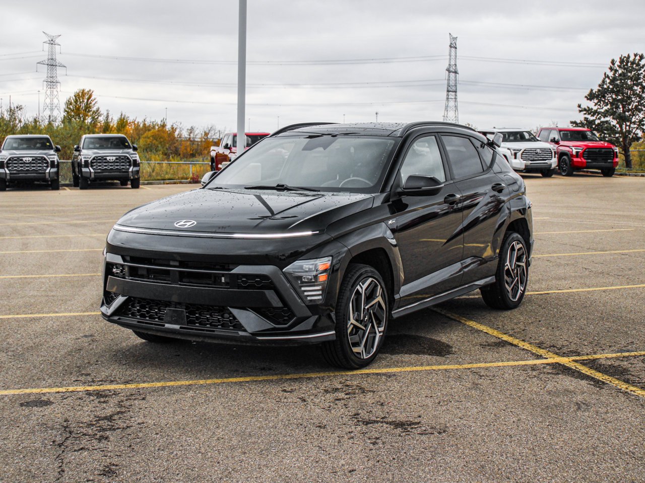 2024 Hyundai Kona 1.6T N Line AWD Black Sherwood Park - photo #3