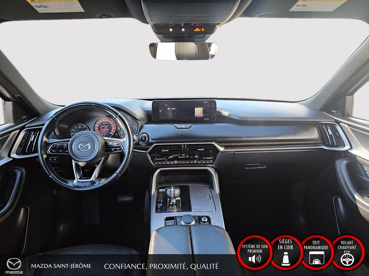 2024 Mazda CX-90 hybride léger GT-P | AWD | TOIT PANORAMIQUE | CUIR NAPPA | BOSE | MAGS Grey Saint-Jérôme - photo #22