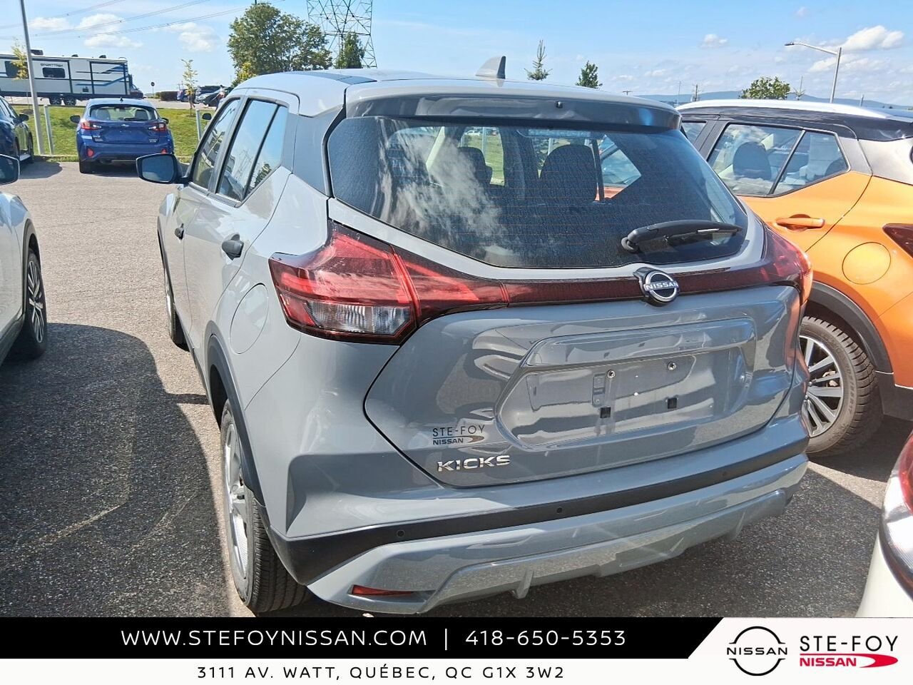 Nissan Kicks S TA 2024 Gris Ste-Foy - photo #1