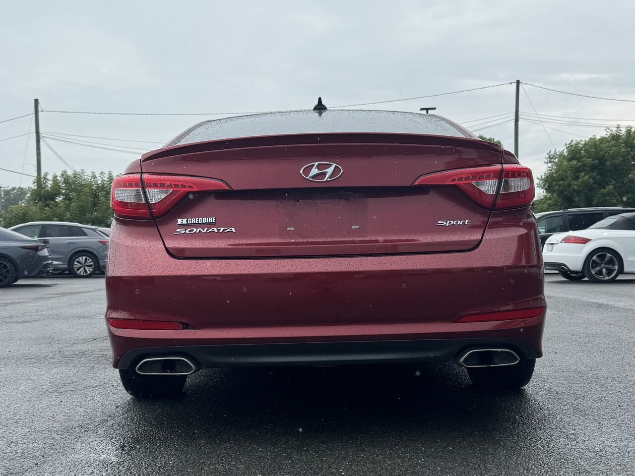 2015 Hyundai Sonata Sport Red Granby - photo #5
