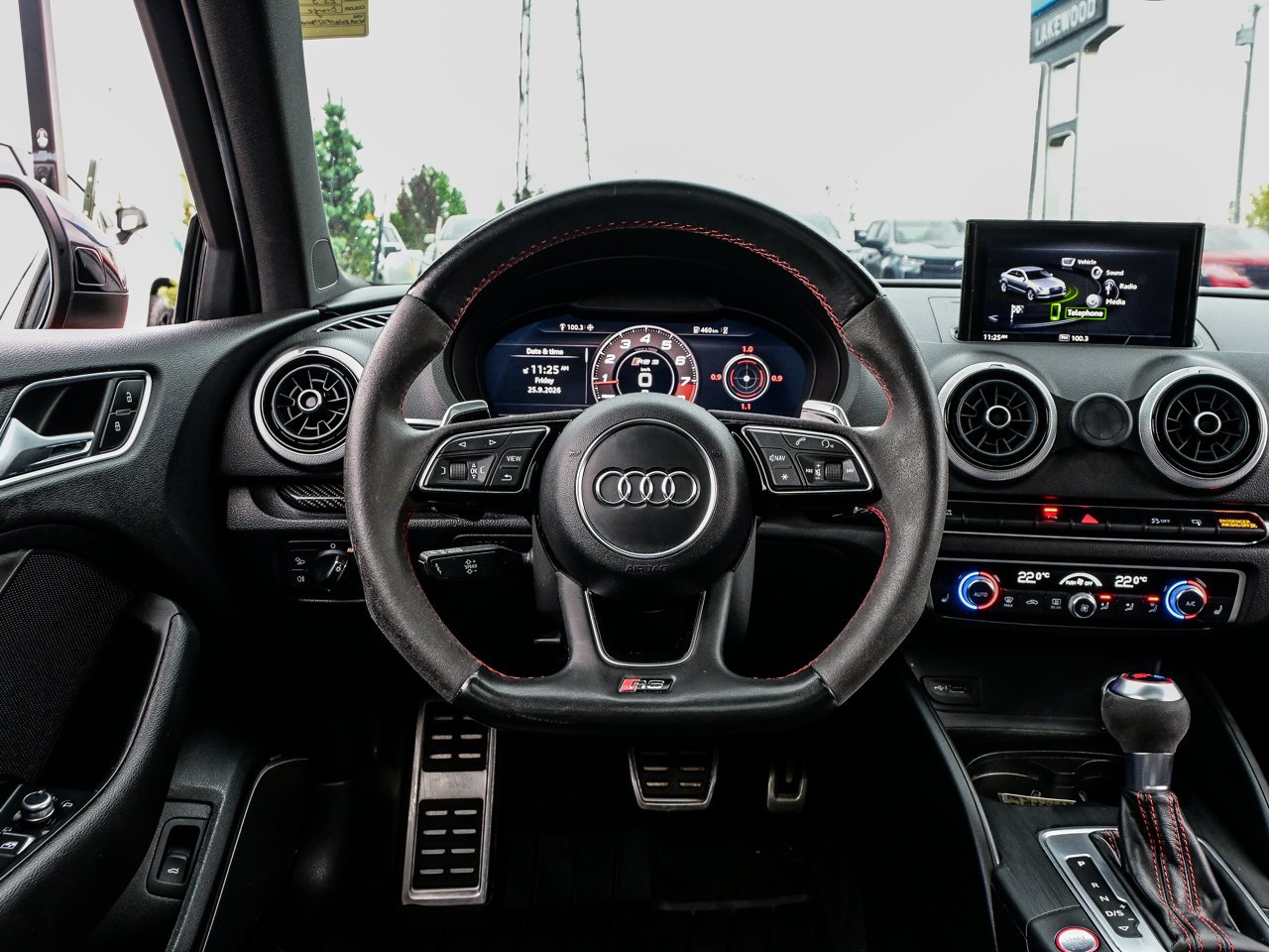 2018 Audi RS 3 Sedan 2.5 TFSI quattro S tronic Catalunya Red Metallic Sherwood Park - photo #21