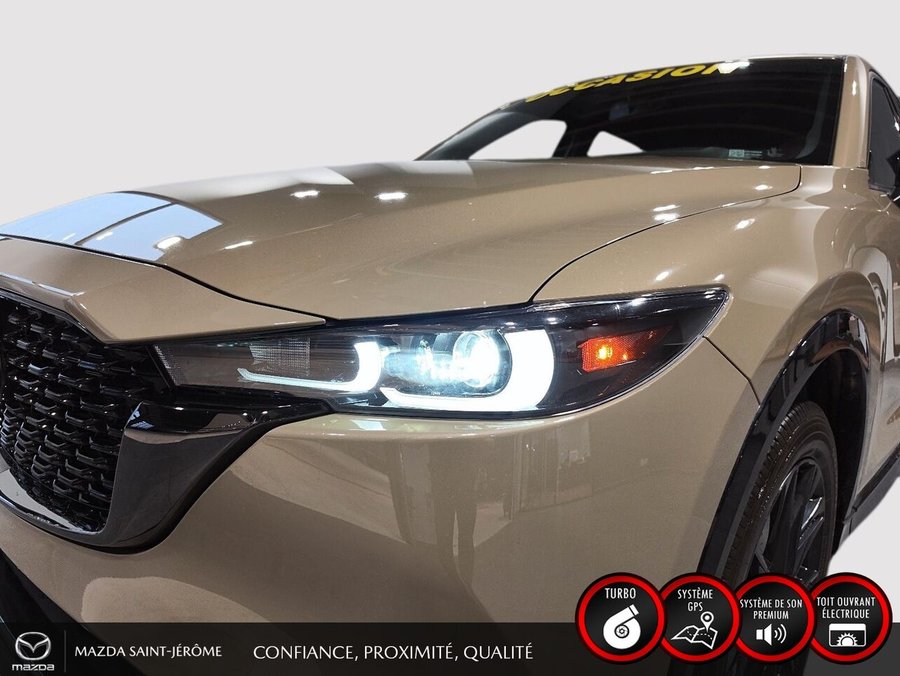 Mazda CX-5 SUNA | JAMAIS ACCIDENTÉ | AWD | CUIR | TOIT OUVRANT | TURBO 2024 Beige