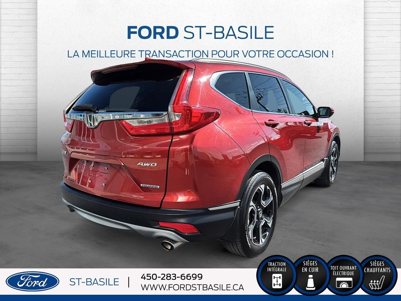 2018 HONDA CR-V Red Saint-Basile-le-Grand - photo #8