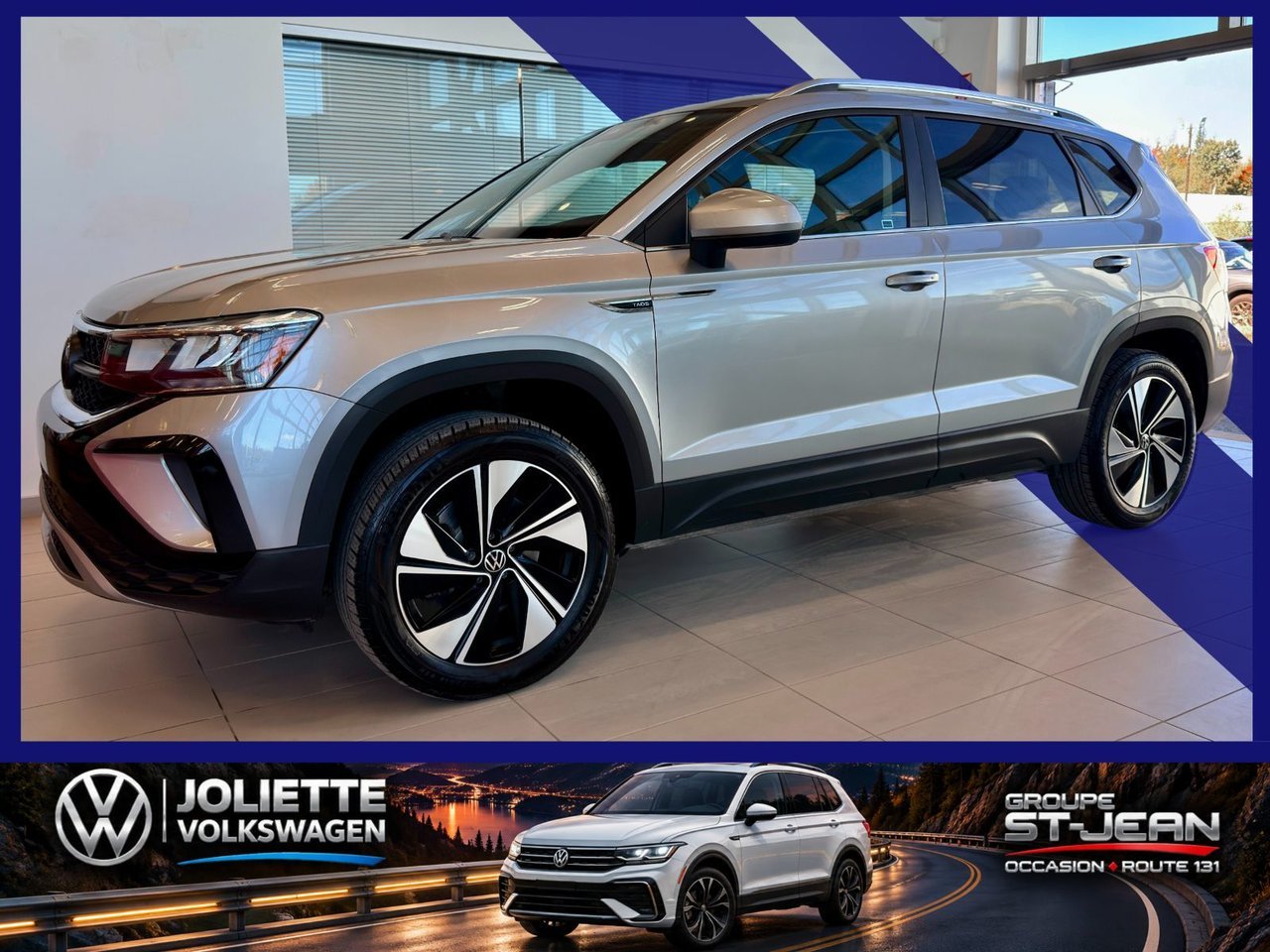 2023 Volkswagen Taos Blue Notre-Dame-des-Prairies - photo #0