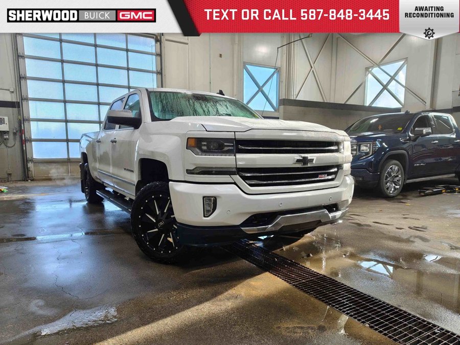 2018 Chevrolet Silverado 1500 LTZ Plus 6.2L Z71 6'6 Box | Aftermarket 20in Cali Wheels White