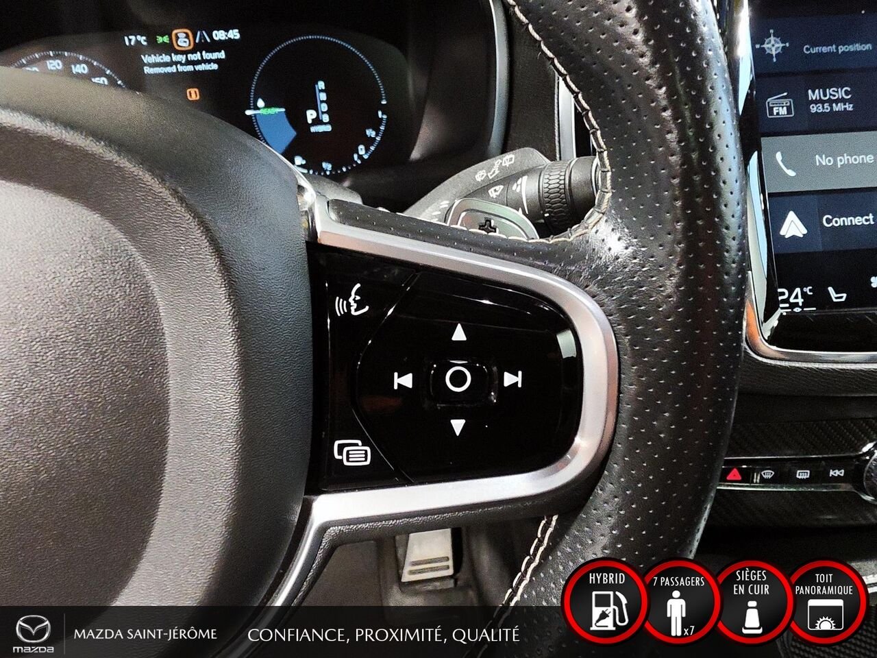 Volvo XC90 2018 Gris Saint-Jérôme - photo #14
