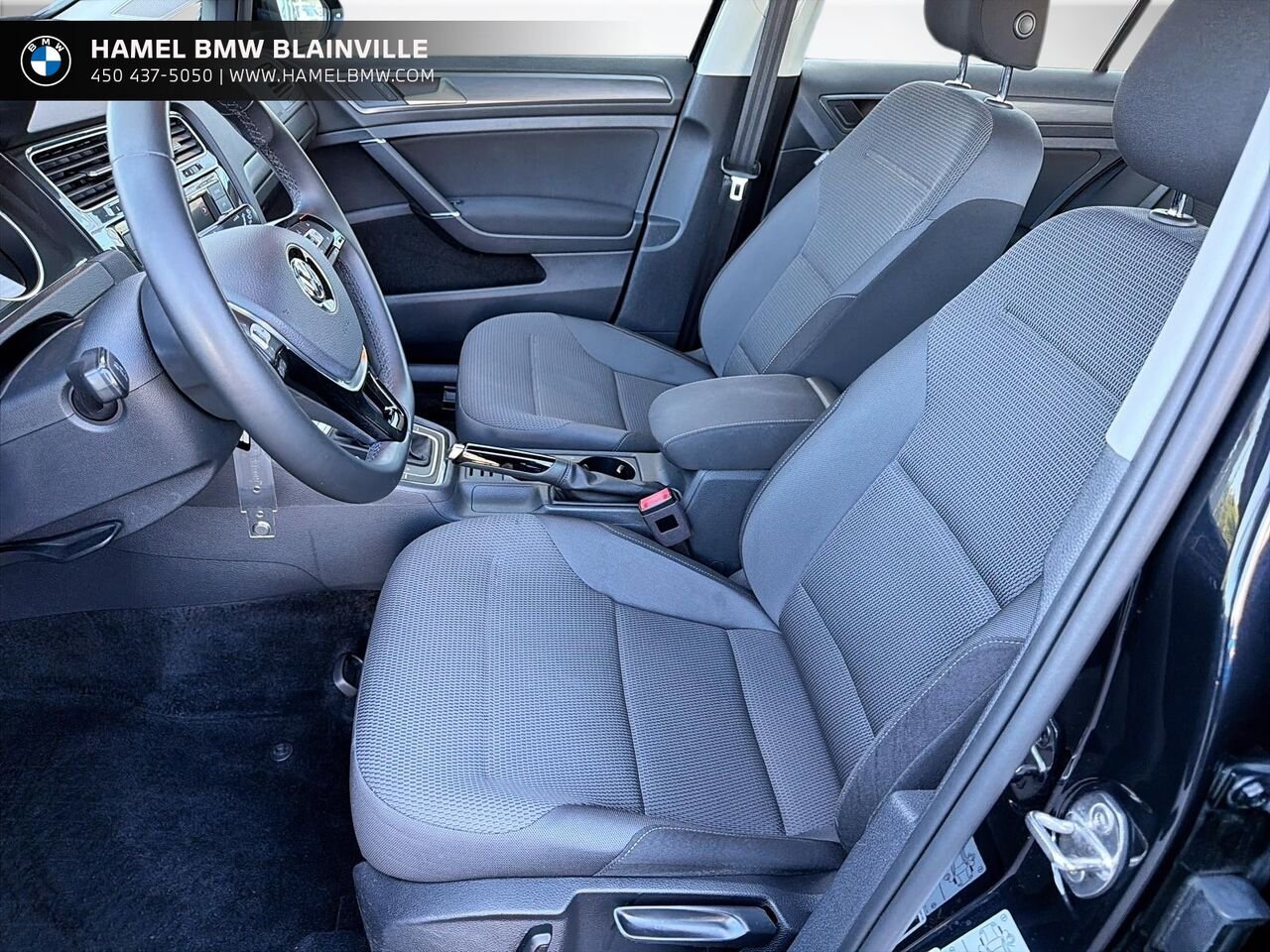 2019 Volkswagen Golf Comfortline 5 portes avec boîte automatique Black Blainville - photo #8