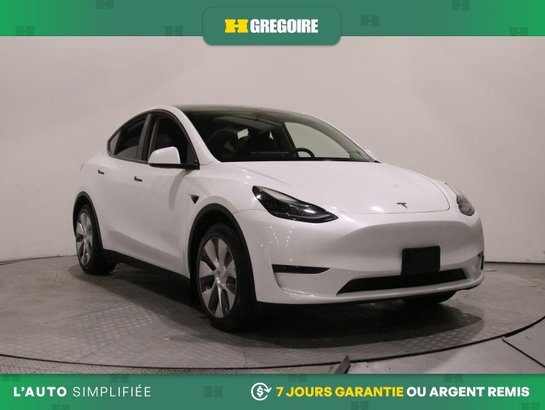 2023 Tesla Model Y RWD AUTO A/C CUIR TOIT NAV MAGS CAM RECUL BLEUTOOT White