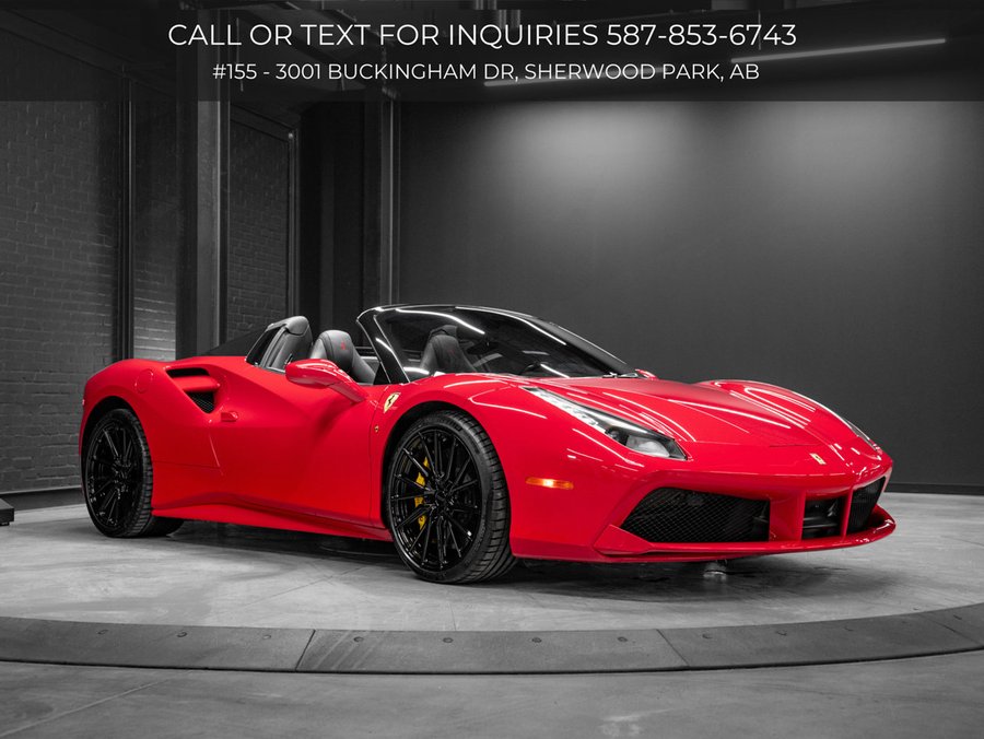 2018 Ferrari 488 Spider 2018 Red