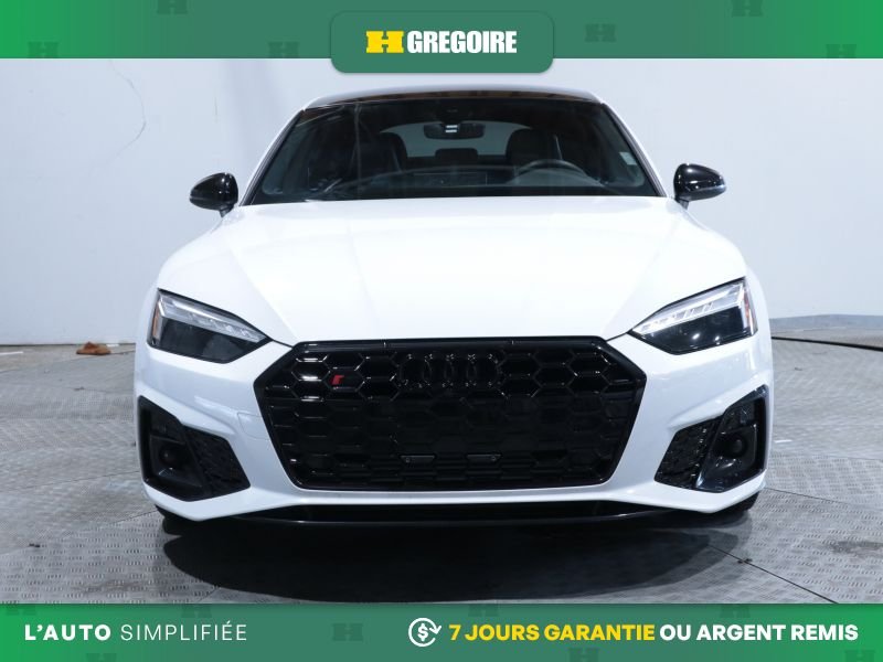 Audi S5 821598 | Progressiv AWD AUTO AC CUIR TOIT NAV MAGS CAM RECU 2024 Blanc Laval - photo #1