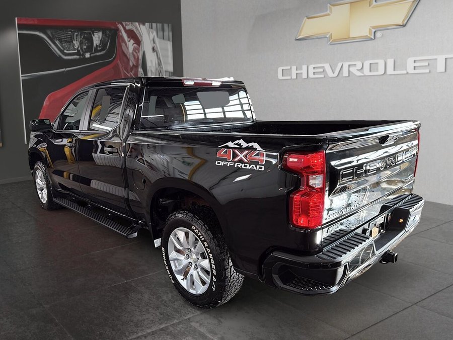Chevrolet Silverado 1500 Custom cabine multiplace 4RM 147 po 2022 Noir