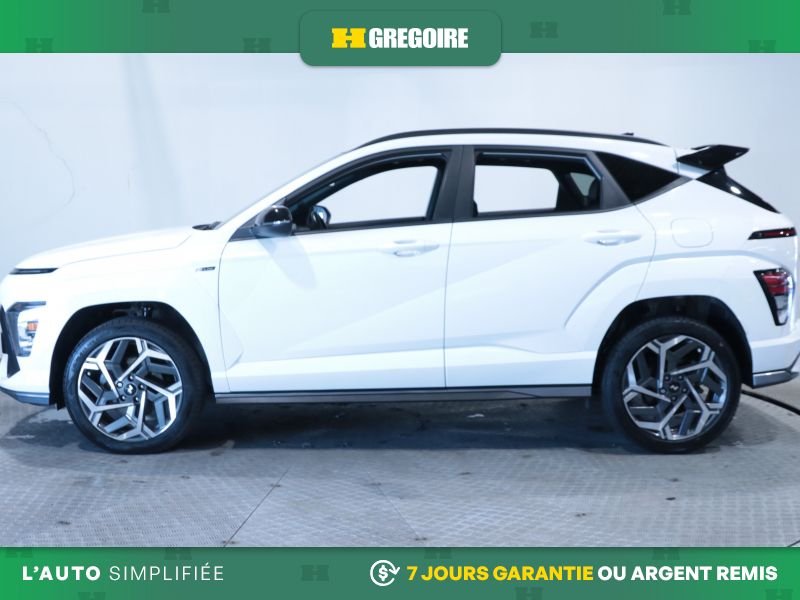 Hyundai Kona N Line AWD AUTO AC TOIT MAGS CAM RECULE BLUETOOTH 2024 Blanc