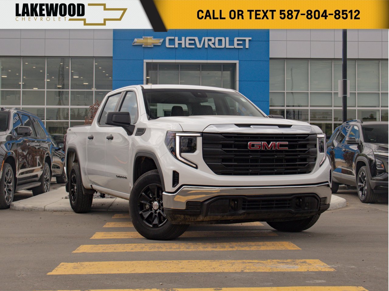 2023 GMC Sierra 1500 4WD Crew Cab 147 Pro White Sherwood Park - photo #0