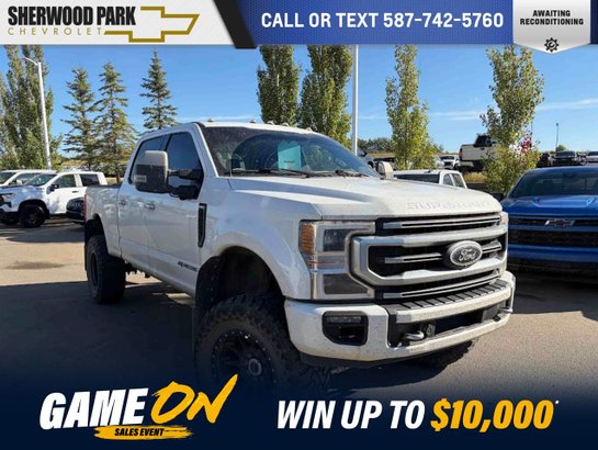 2022 Ford Super Duty F-350 SRW Platinum 6.7L Diesel | 4in BDS Lift White