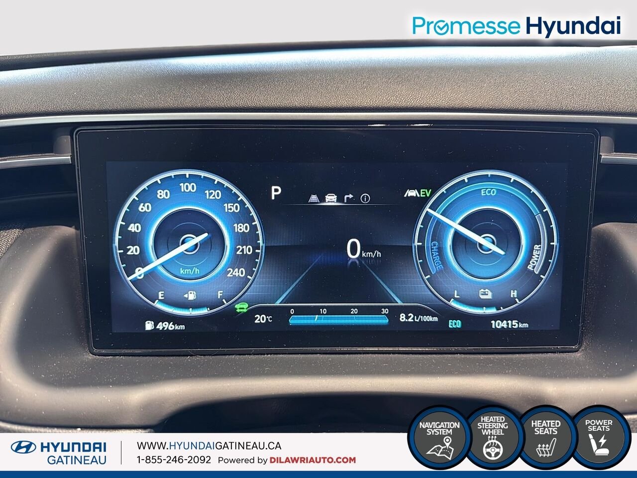 Hyundai Tucson hybride Luxe TI 2023 Bleu Ottawa & Gatineau - photo #13