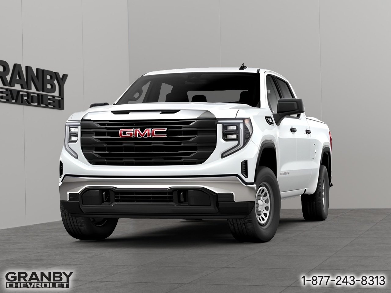 GMC Sierra 1500 K1500 SIERRA CREW CAB PRO STD/BOX (1SA) | 26-0292 2026 BLANC SOMMET Granby - photo #1