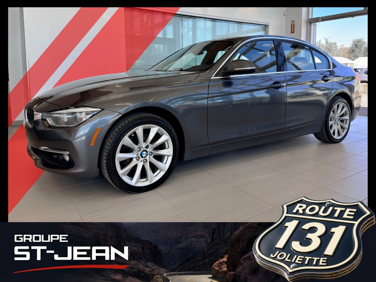 2016 BMW 3 Series Beige Notre-Dame-des-Prairies - photo #0