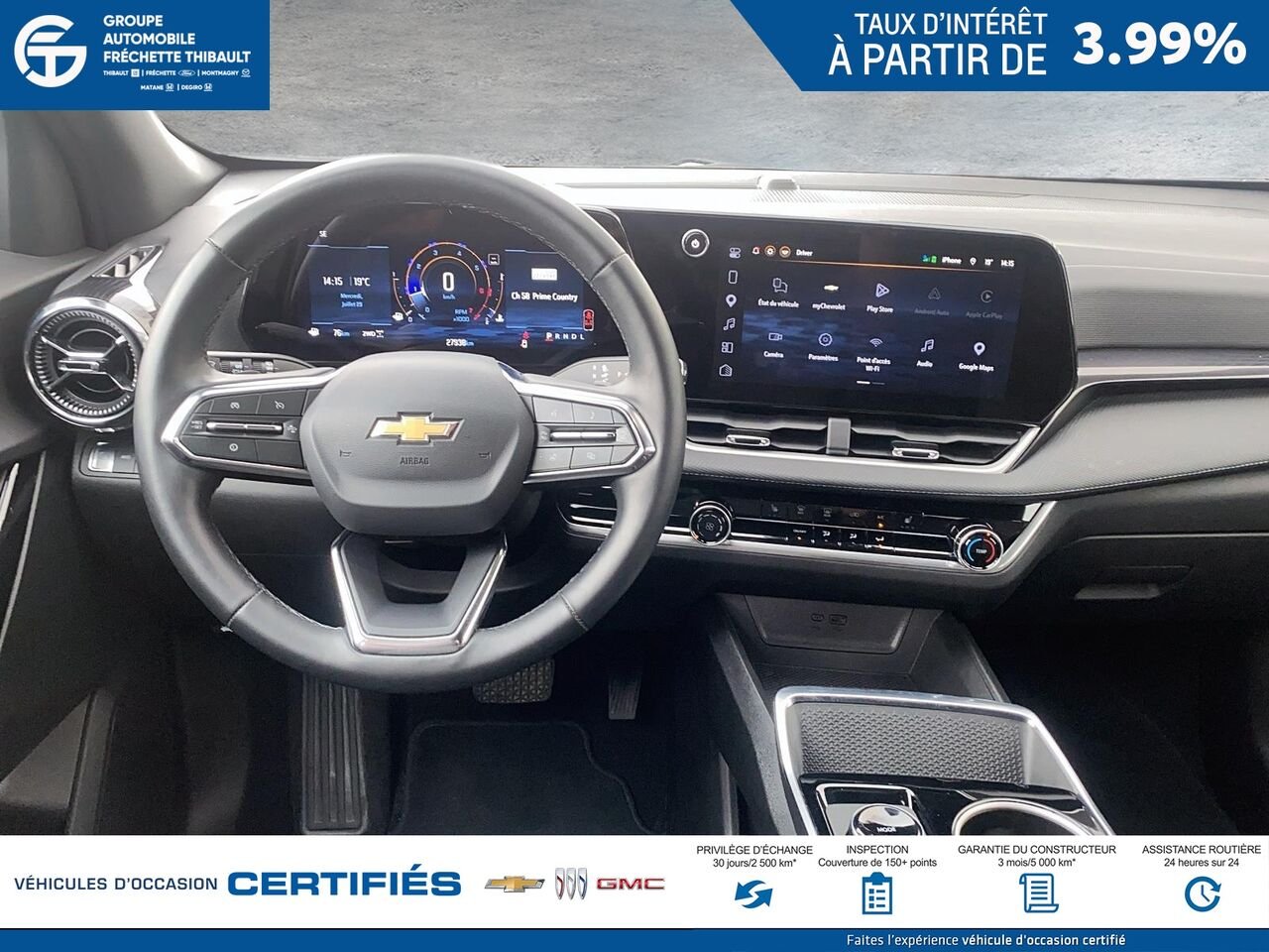 2026 CHEVROLET EQUINOX LT 4 portes à transmission intégrale avec 2LT White Montmagny - photo #8