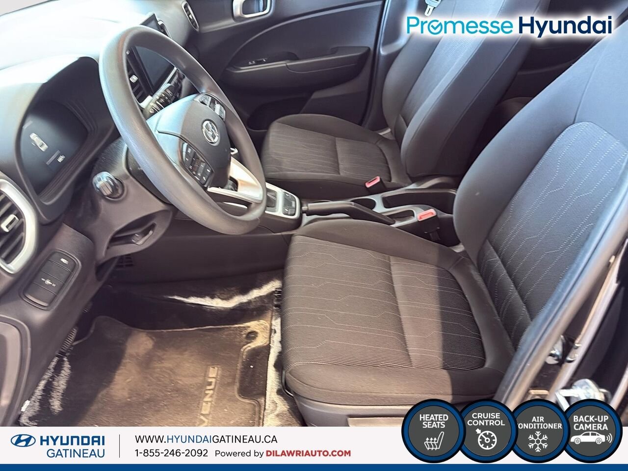 2023 Hyundai Venue Black Gatineau - photo #6