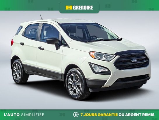 2020 Ford EcoSport S White