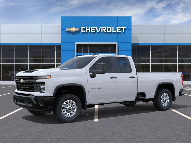 2026 CHEVROLET Silverado 2500HD K2500 HD SILVERADO DOUBLE CAB WT L/BOX DURAMAX (1WT) SUMMIT WHITE Rivière-du-Loup - photo #1