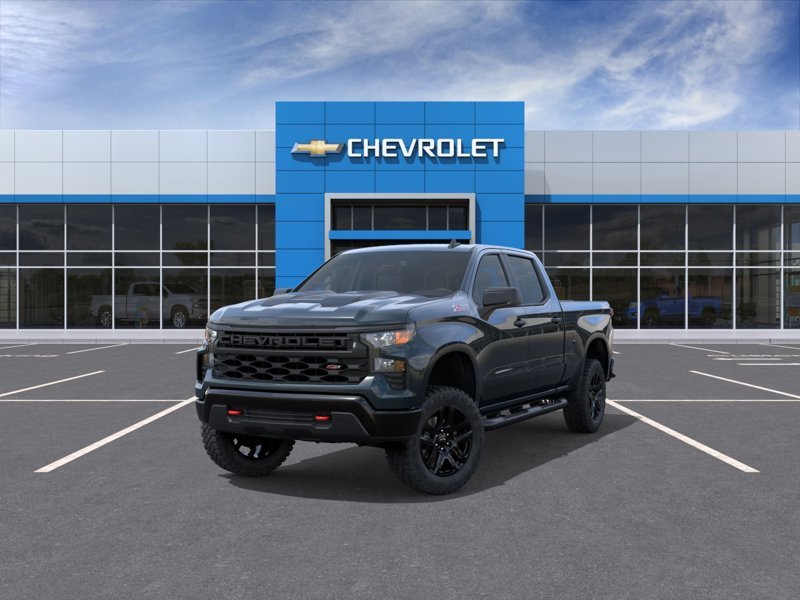 CHEVROLET Silverado 1500 Custom Trail Boss cabine multiplace 4RM 157 po 2026 GRIS CYPRES