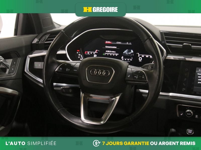 Audi Q3 823173 | Technik AWD AUTO A/C CUIR TOIT MAGS NAV CAM RECUL 2019 Blanc Laval - photo #19