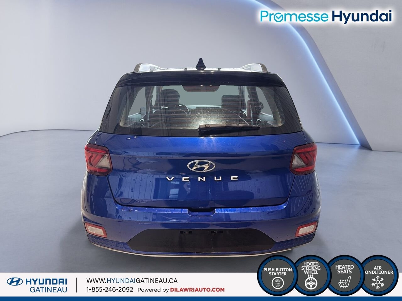 Hyundai Venue 2022 Bleu Gatineau - photo #2