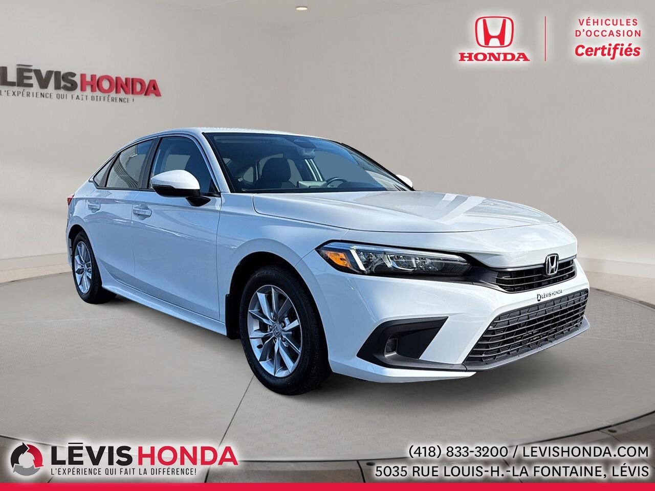 2024 Honda Civic EX EX CVT White Lévis - photo #4