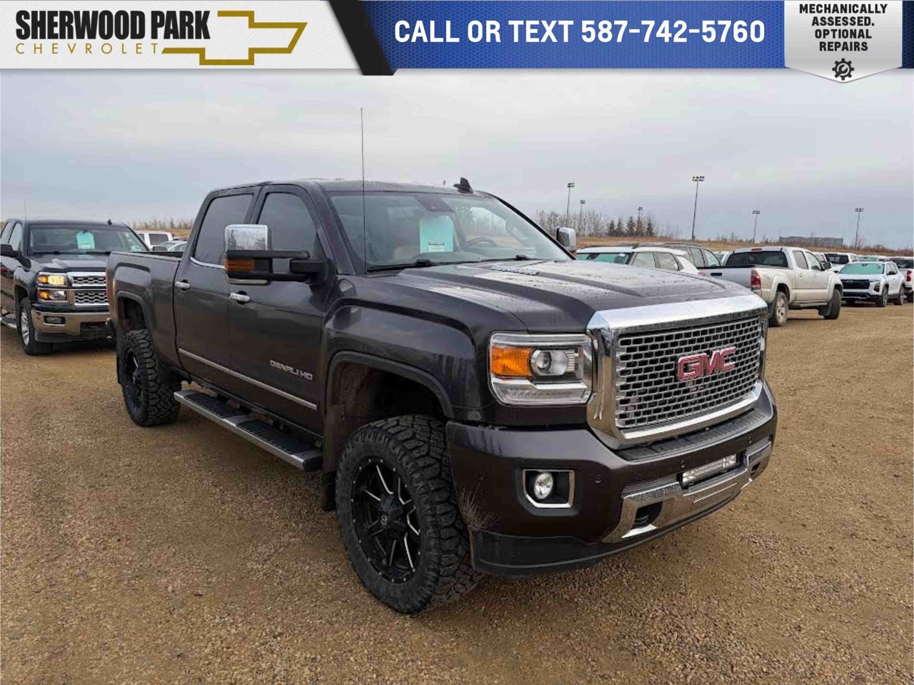 2015 GMC Sierra 2500HD 4WD Crew Cab 153.7 Denali Black Sherwood Park - photo #0