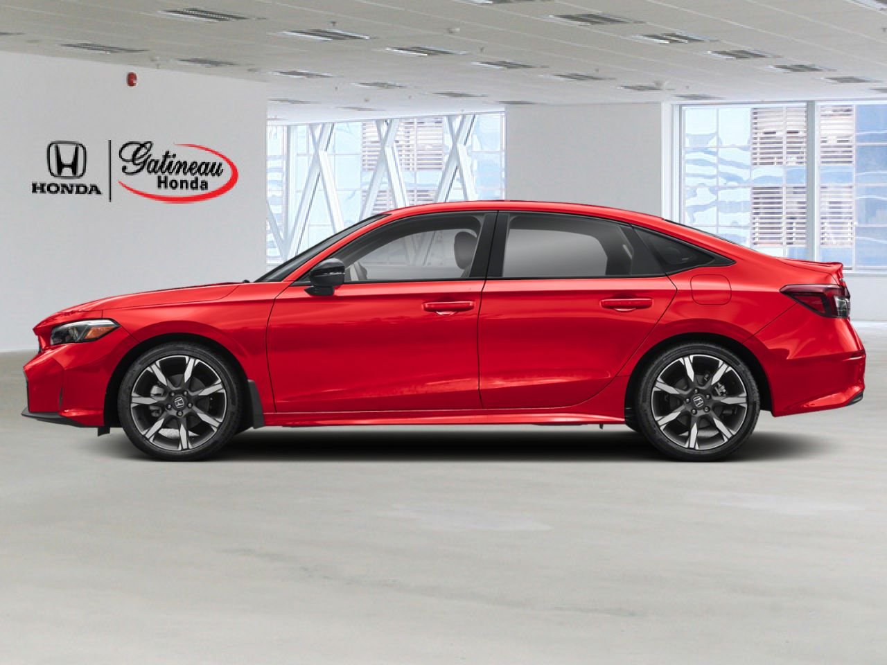 2026 Honda Civic hybride berline Sport Touring eCVT Red Gatineau - photo #2