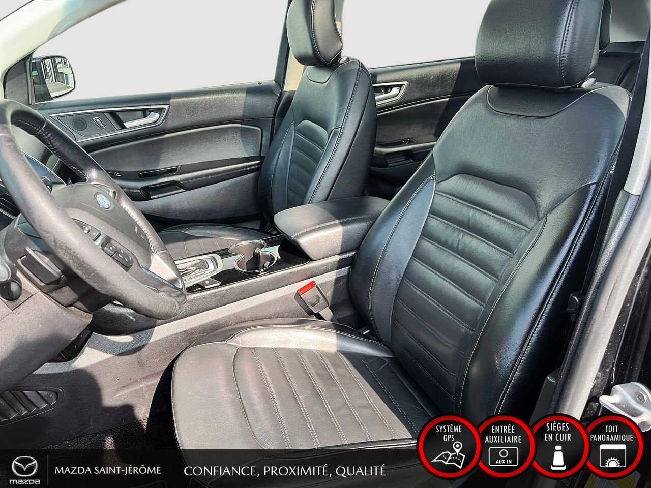 2018 Ford Edge Black Ste-Agathe des Monts - photo #17
