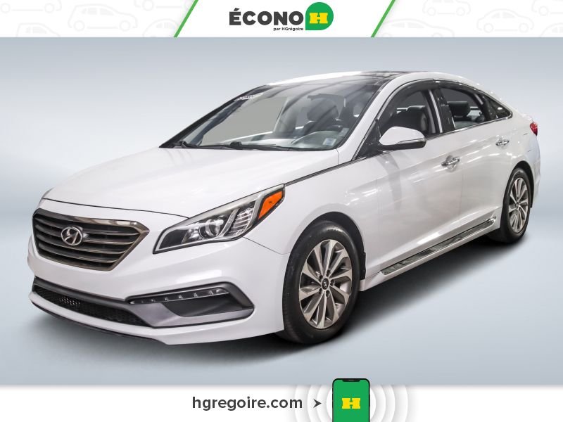 2016 Hyundai Sonata White Saint-Eustache - photo #2