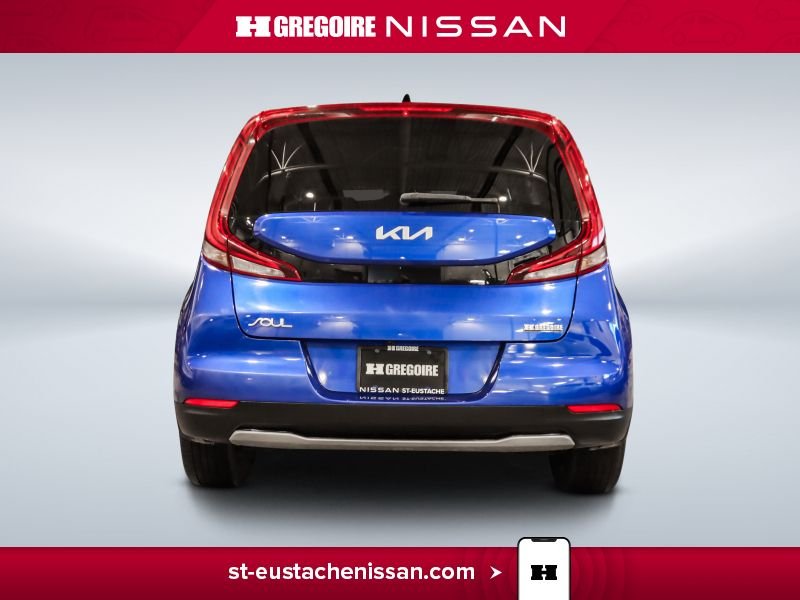 Kia Soul SE4477 | EV Premium CUIR ELECTRIQUE APPLE CARPLAY 2022 Bleu Laval - photo #10