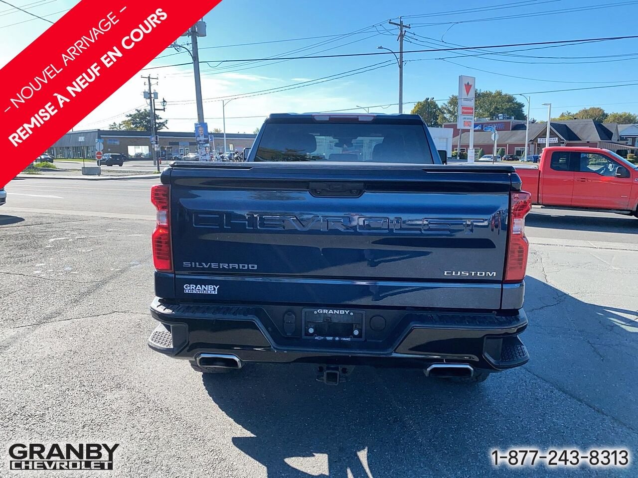 2023 Chevrolet Silverado 1500 Custom Trail Boss cabine multiplace 4RM 157 po | Blue Granby - photo #5