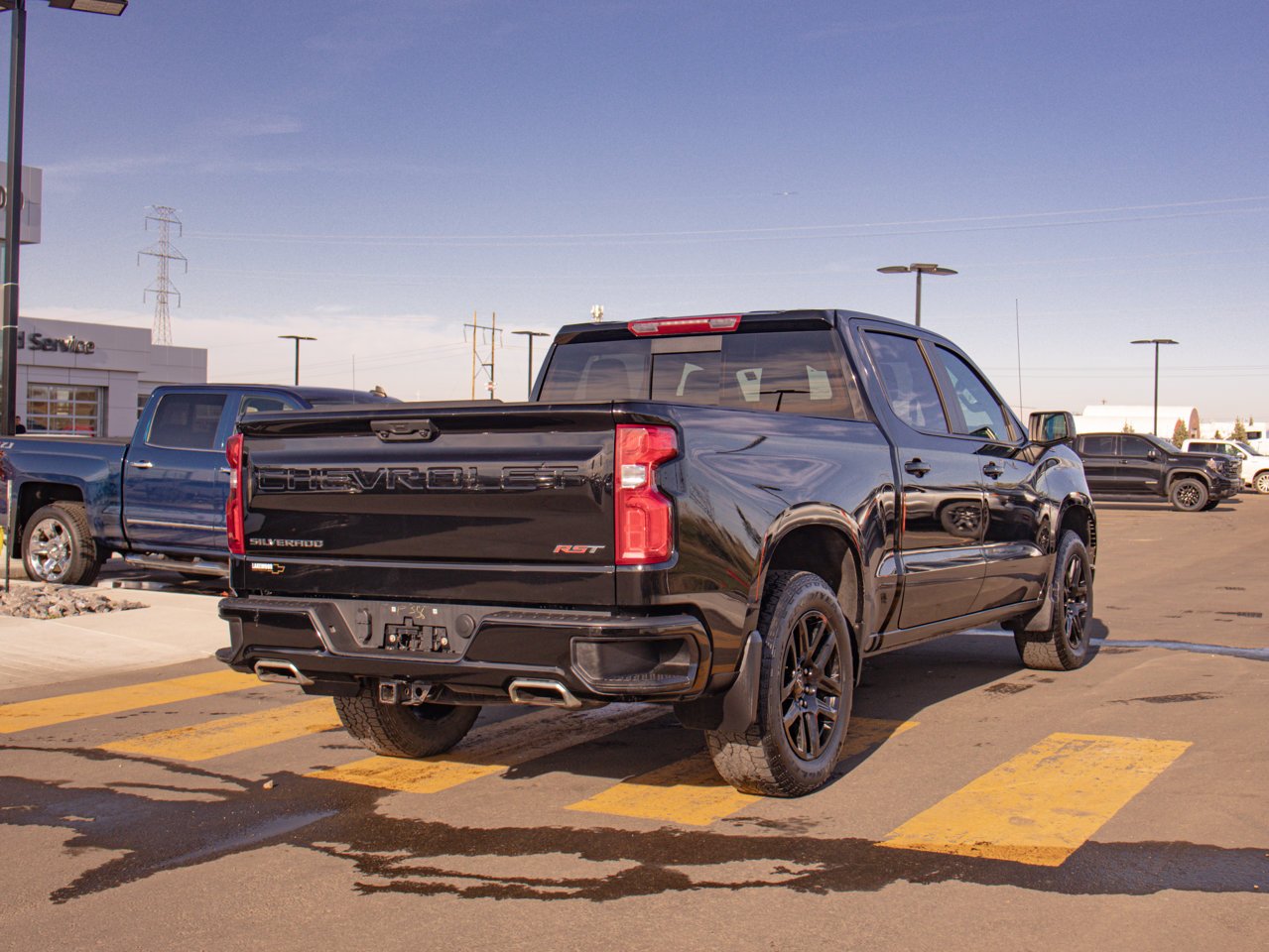 2025 Chevrolet Silverado 1500 4WD Crew Cab 147 RST Black Sherwood Park - photo #9