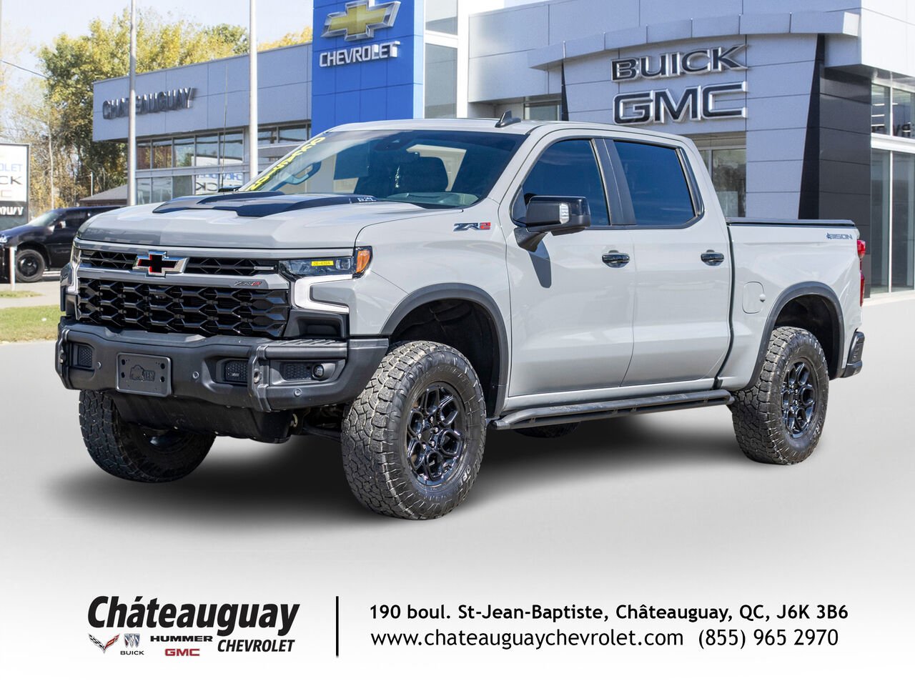 Chevrolet Silverado 1500 ZR2 cabine multiplace 4RM 2024 Gris Châteauguay - photo #0
