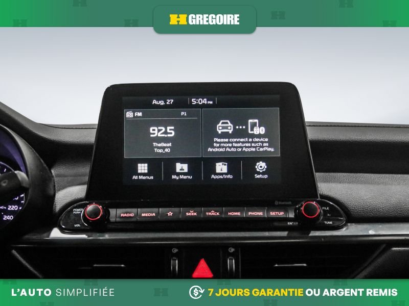 Kia Forte 822117 | EX AUTO AC GR ELECT MAGS CAM RECUL BLEUTOOTH 2019 Noir Laval - photo #22