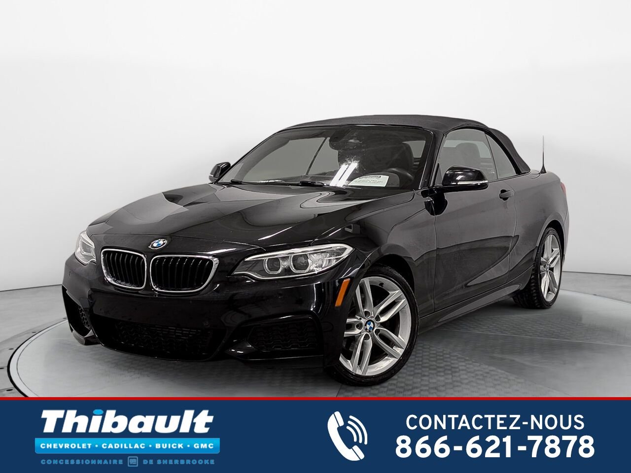 BMW 228i xDrive Cabriolet Premium Enhanced et M Package 2016 Noir Sherbrooke - photo #0