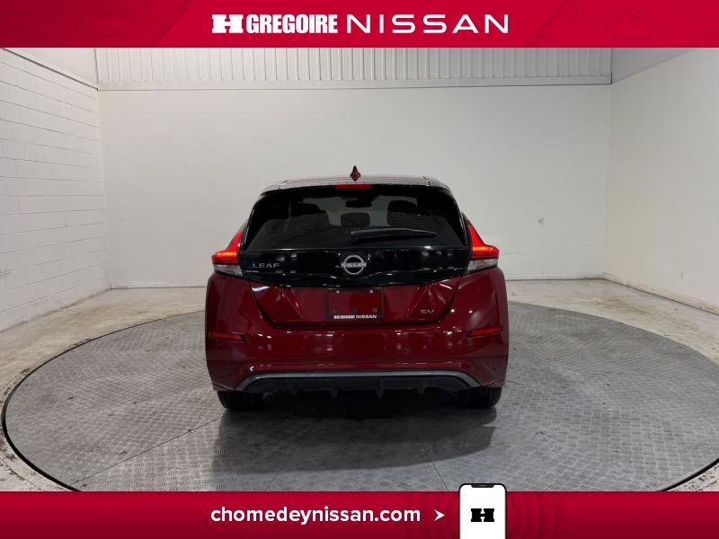 2023 Nissan Leaf Red Saint-Eustache - photo #8