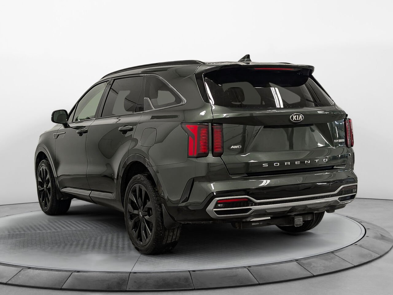 Kia Sorento AWD EX 2.5L Turbo 6 Places Cuir Sièges Chauffants 2021 Vert Sherbrooke - photo #2